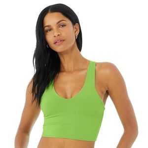 Airbrush Real Bra Tank Green Apple Size Small
